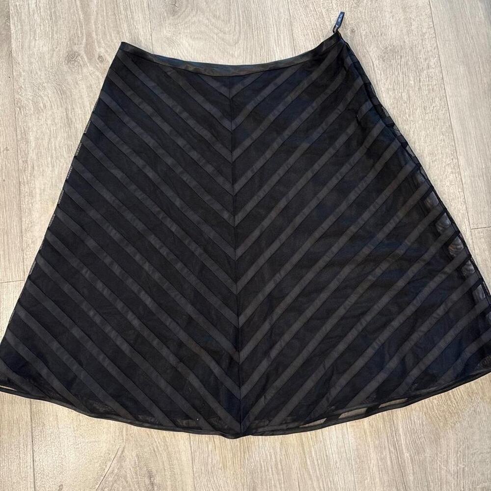 Betsey Johnson black midi skirt. Size 8